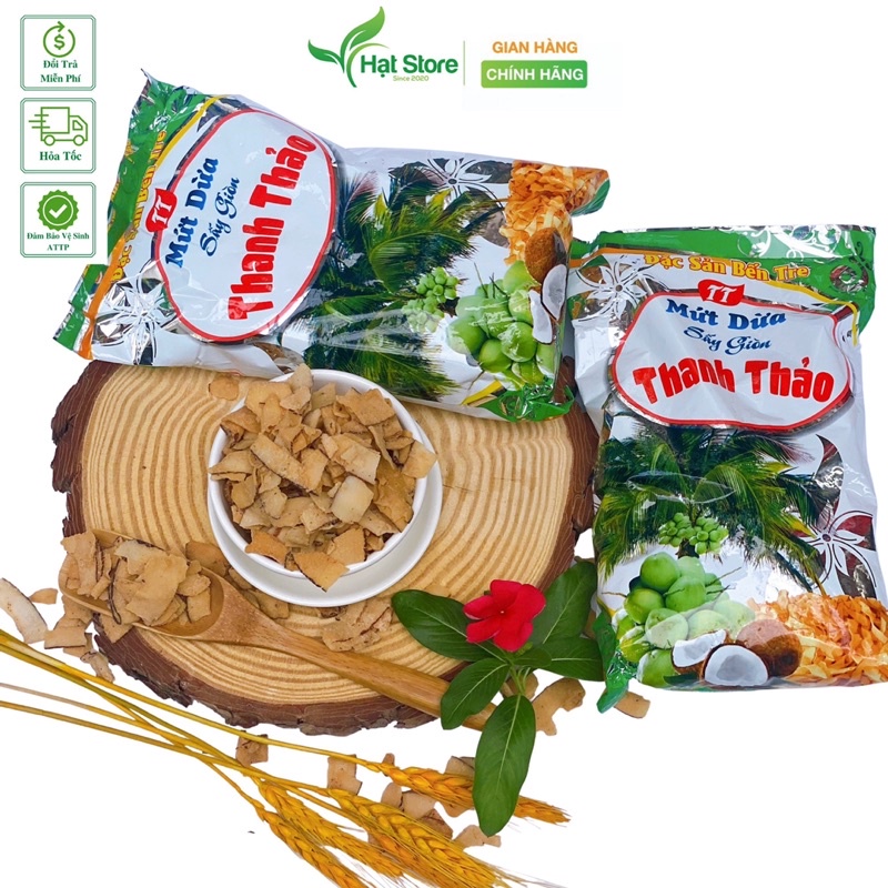 500Gr Dừa Khô Sấy Giòn Thơm, Ngon, Như Hình