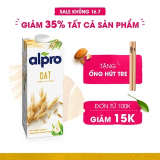 Sữa yến mạch nguyên chất bổ sung dinh dưỡng alpro 1l - ảnh sản phẩm 1