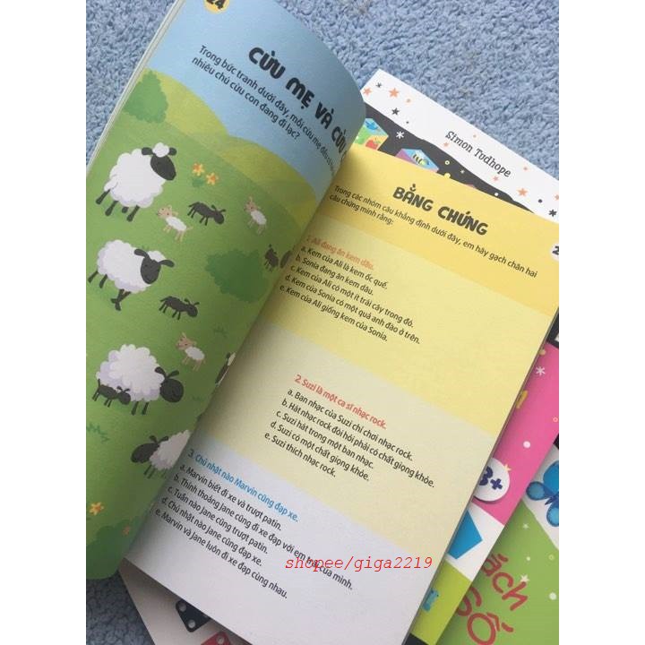 Sách - Combo Thử thách Tư Duy - IQ - Toán Học - Con số (bộ 4 cuốn) | BigBuy360 - bigbuy360.vn