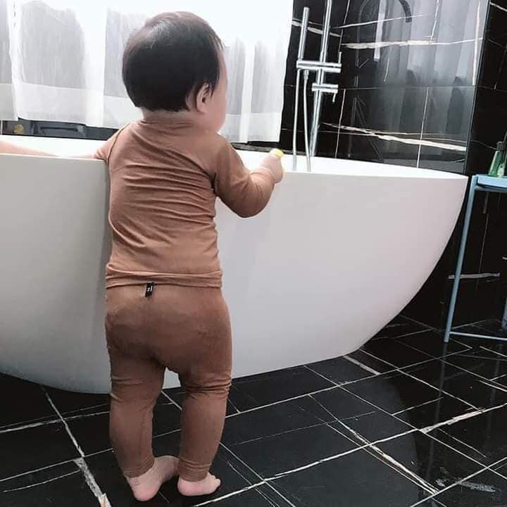 BỘ MINKY MOM CHÍNH HÃNG QUẢNG CHÂU CHO BÉ - BỘ THUN LẠNH