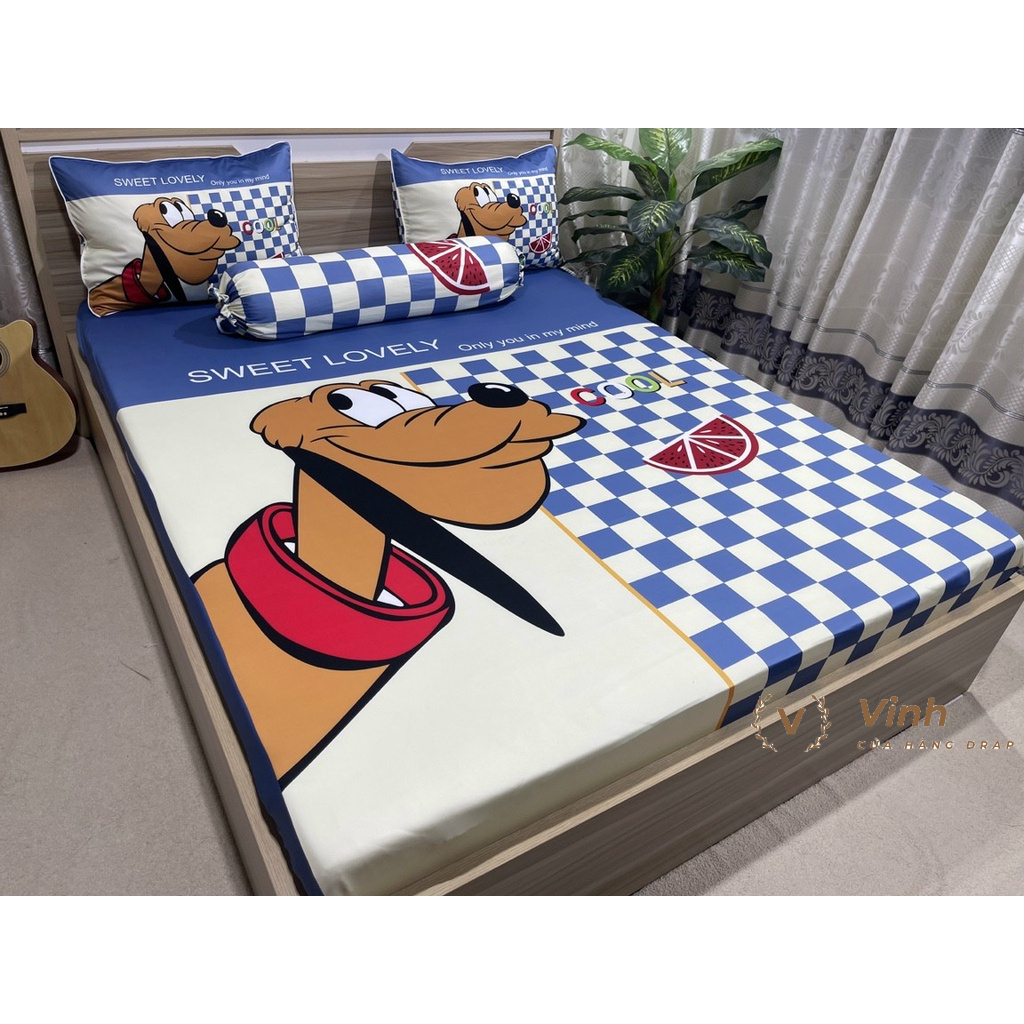 Bộ Drap Thun Lạnh Ý 5D