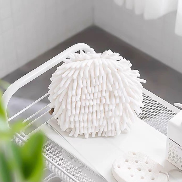 Khăn Lau Tay Nhà Bếp Phòng Tắm Đa Năng Treo Tường Siêu Thấm Hút Nước Khăn Lau SAN HÔ Tròn Chất Liệu Vải Bông Mềm Mịn