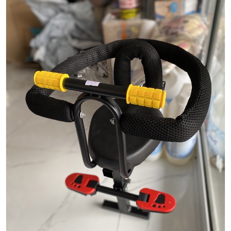 Tặng 1 hộp khẩu trang bé khi mua Ghế ngồi Trước xe đạp xe điện xe đạp điện cho bé tháo ráp dễ dàng có lò xò chống sốc