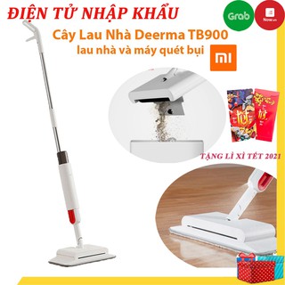 Cây lau nhà đa năng Deemar TB900 chổi lau thông minh, vòi xịt tự dông, Nạo sạch vết bẩn - Bảo Hành 12 Tháng