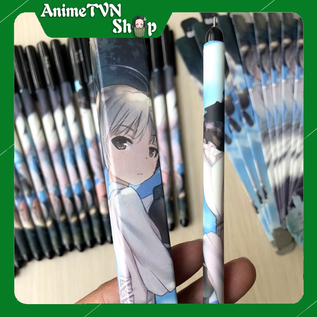 Bút Viết cao cấp Anime Yosuga No Sora - Dạ bi mực đen kèm hộp in hình thân bút và hộp