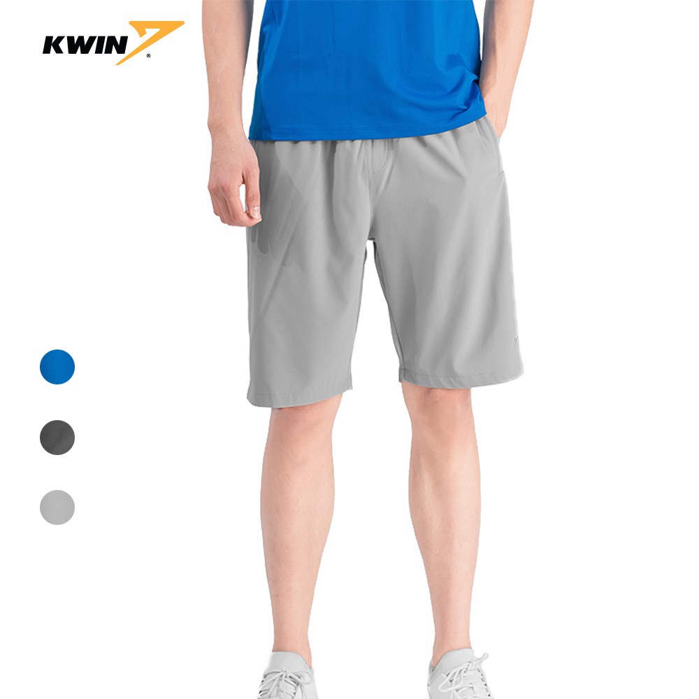 Quần short nam Kwin dáng thể thao suông nhẹ, chất liệu cao cấp thoáng mát, co giãn thoải mái KSO011S9
