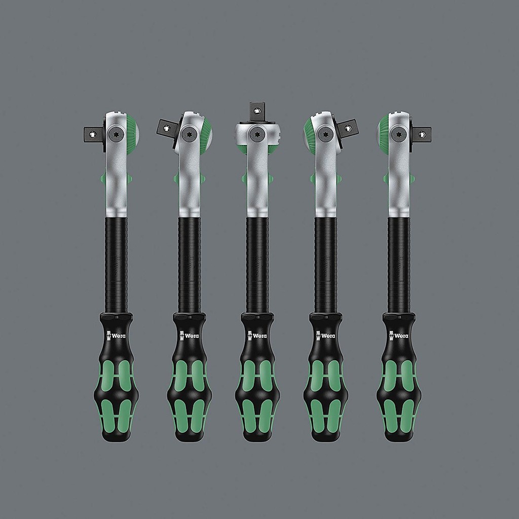 Tay vặn tròng cóc 1/4" dài 152mm 8000 A Zyklop Speed Ratchet Wera 05003500001