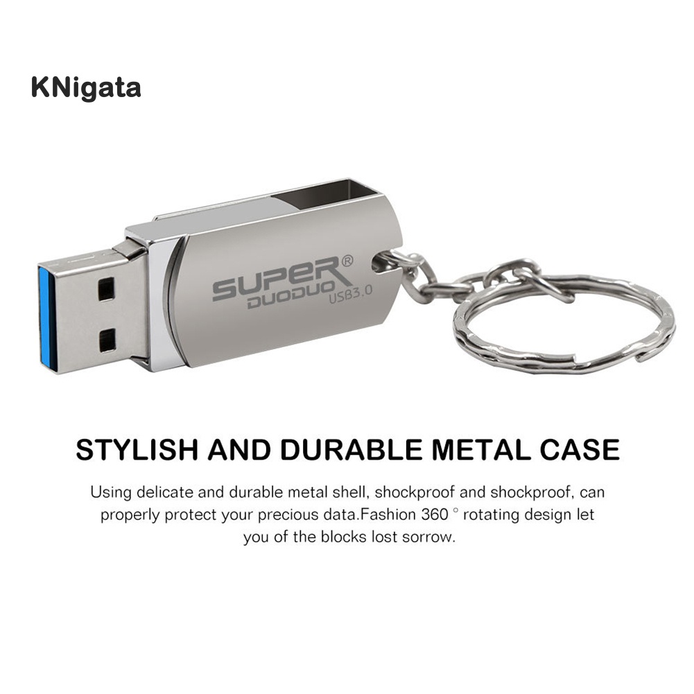 Ổ Đĩa Usb 3.0 4 / 8 / 16 / 32 / 64gb Bằng Kim Loại Có Móc Khóa | BigBuy360 - bigbuy360.vn