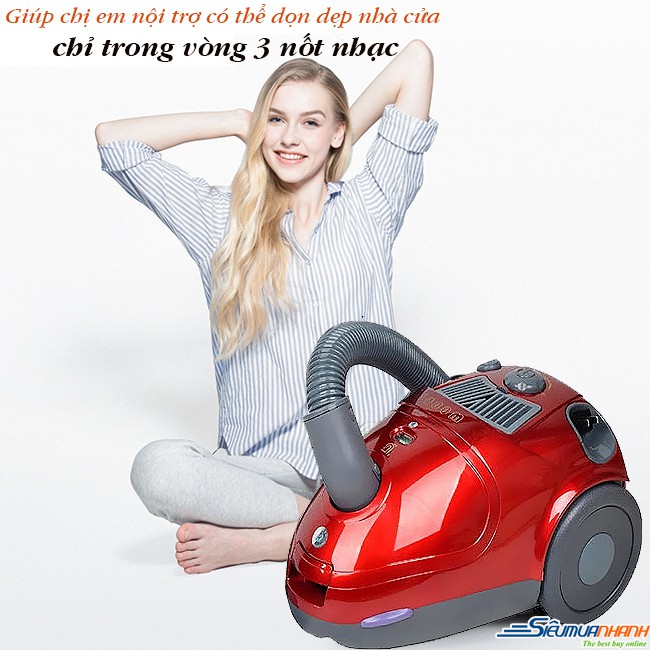 Máy Hút Bụi Cầm Tay - Máy Hút Bụi Gia Đình - Máy Hút Bụi Vacuum Cleaner JK-2004 2000W Công Suất Lớn - BH 12 THÁNG 1 ĐỔI