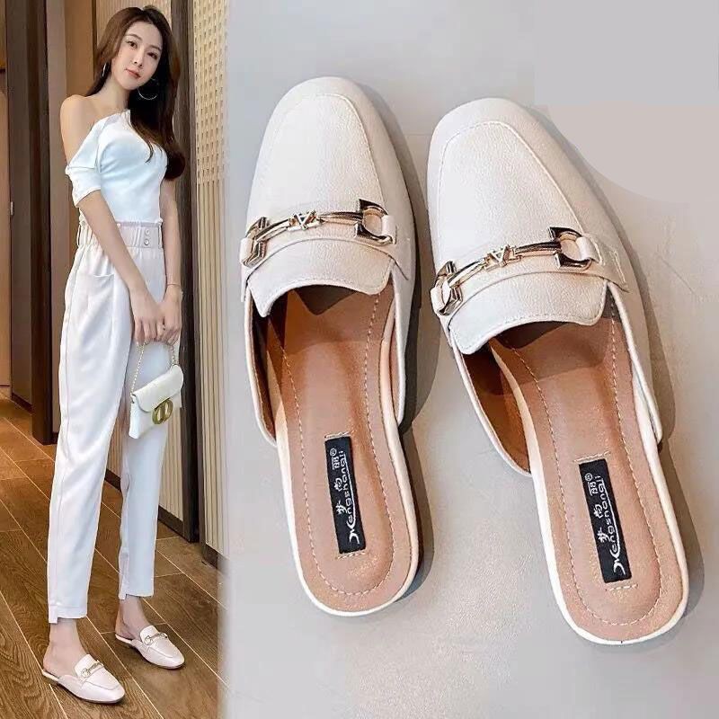 Sục nữ big size 40 41 42 43 mũi vuông trong giày big size nữ