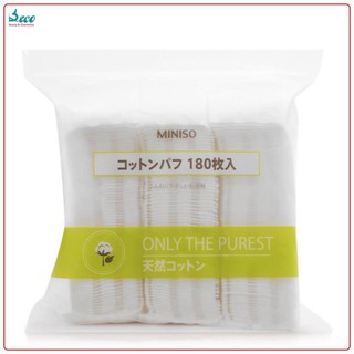 Bông Tẩy Trang Miniso 180 Miếng nhật bản – Only The Purest