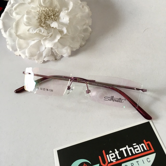 HCM mắt Kính gọng khoan titanium siêu nhẹ