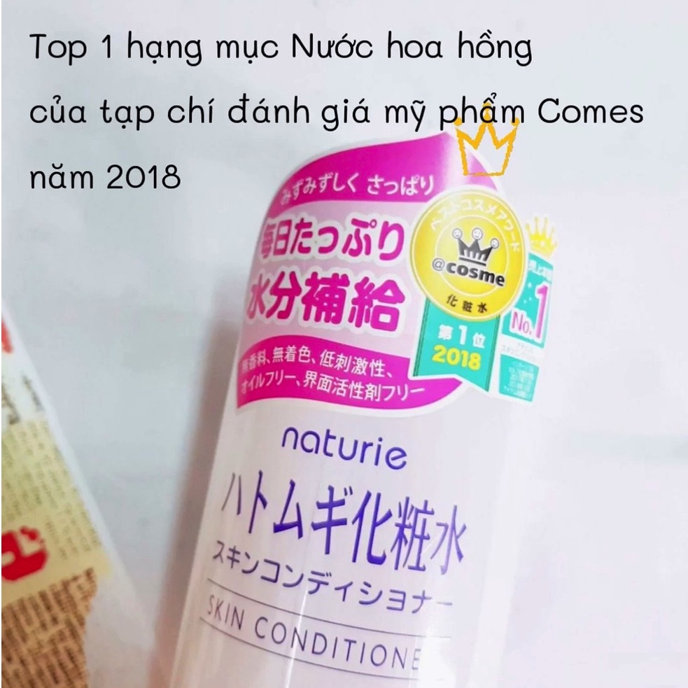 Toner Naturie ý dĩ 500ml lotion nước cân bằng da Naturie cấp ẩm dưỡng trắng Maneki