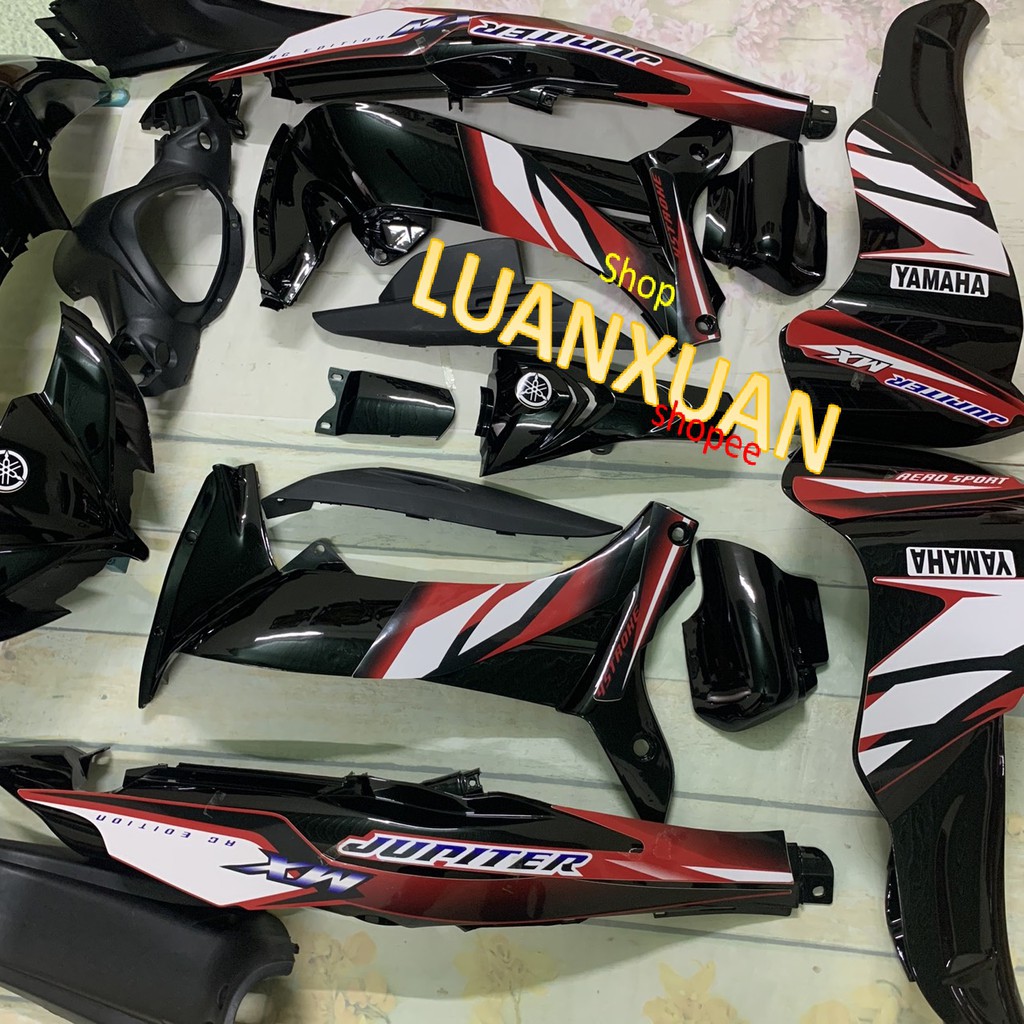 Bộ Dàn áo xe máy  JUPITER MX -MÀU ĐEN -jupiter gavita  - Hàng việt nam - nhựa nguyên sinh  loại 1 cao cấp