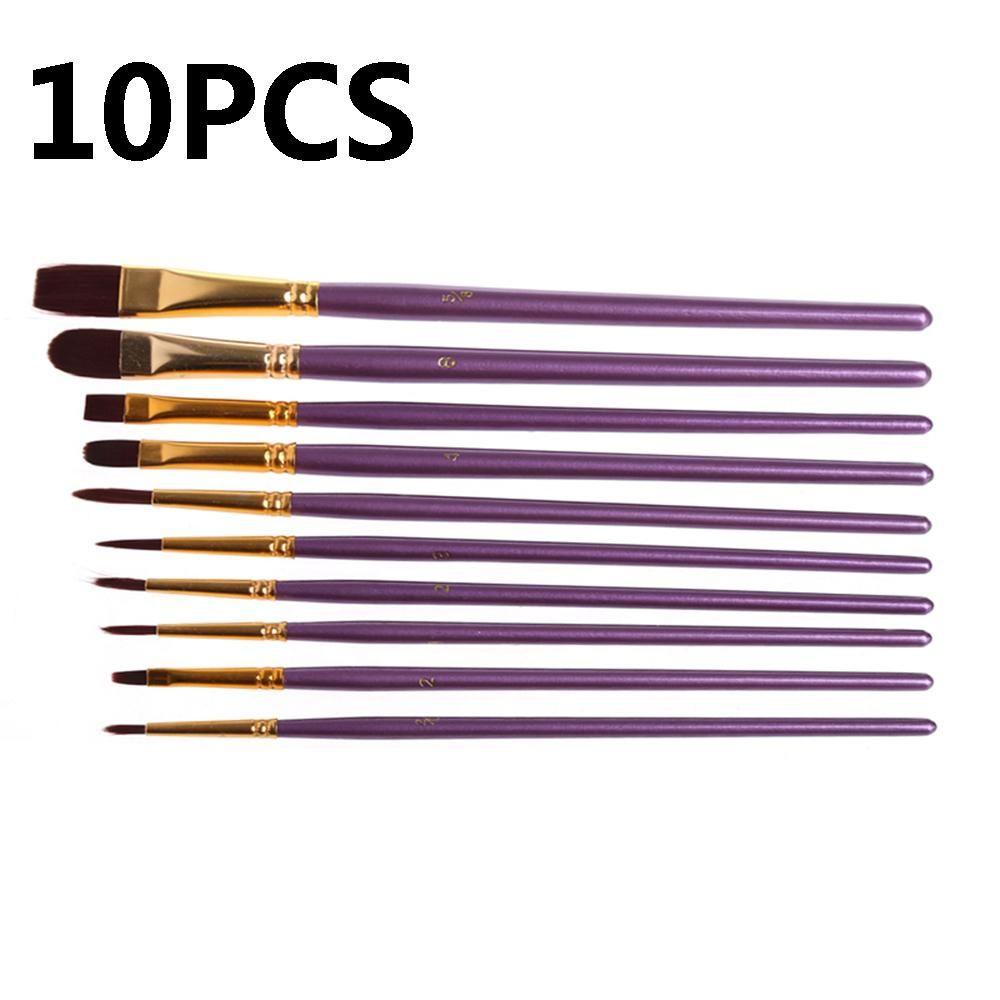 Conopery 10 cái / bộ bút màu nước nghệ sĩ chuyên nghiệp đồ dùng nghệ thuật cọ vẽ