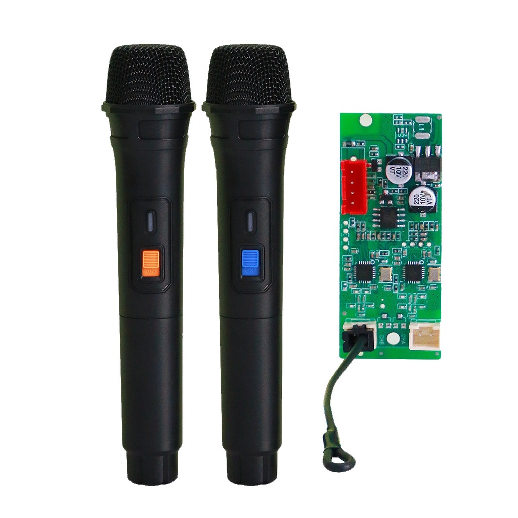 Bộ 2 Micro kèm Bore V-T151 sử dụng cho loa kéo