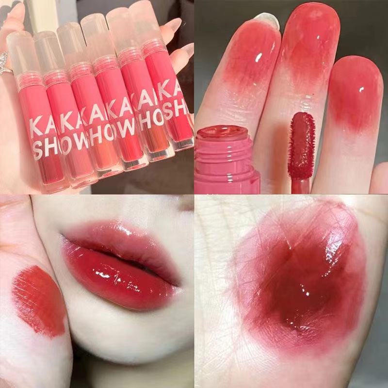 [Hàng mới về] Son Bóng Trong Suốt Dưỡng Ẩm Lâu Trôi Chống Thấm Nước Cho Đôi Môi Đầy Đặn Quyến Rũ