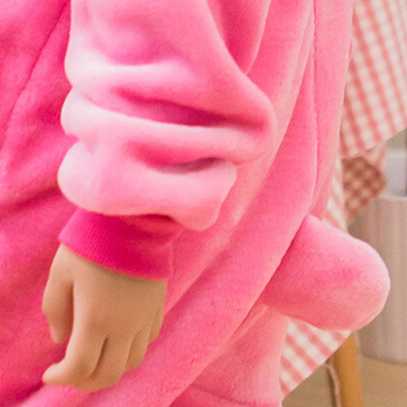 Bộ đồ ngủ liền thân hình Stitch màu hồng dễ thương cho cả người lớn và trẻ em | WebRaoVat - webraovat.net.vn