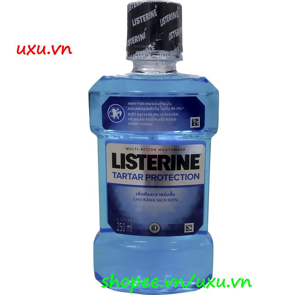 Nước Súc Miệng 250Ml Listerine Tartar Protection Ngăn Ngừa Vôi Răng Làm Thơm Miệng, Với uxu.vn Tất Cả Là Chính Hãng.