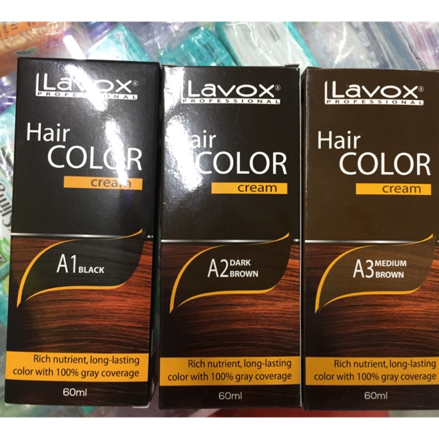 KEM NHUỘM PHỦ BẠC LAVOX A1, A2, A3