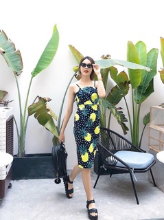 Đầm body 2 dây