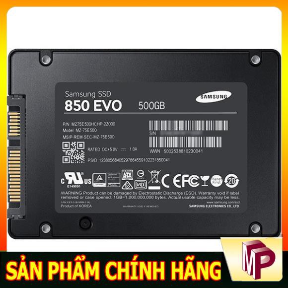 Ổ cứng SSD Samsung 850 EVO 2.5-Inch SATA III 500GB