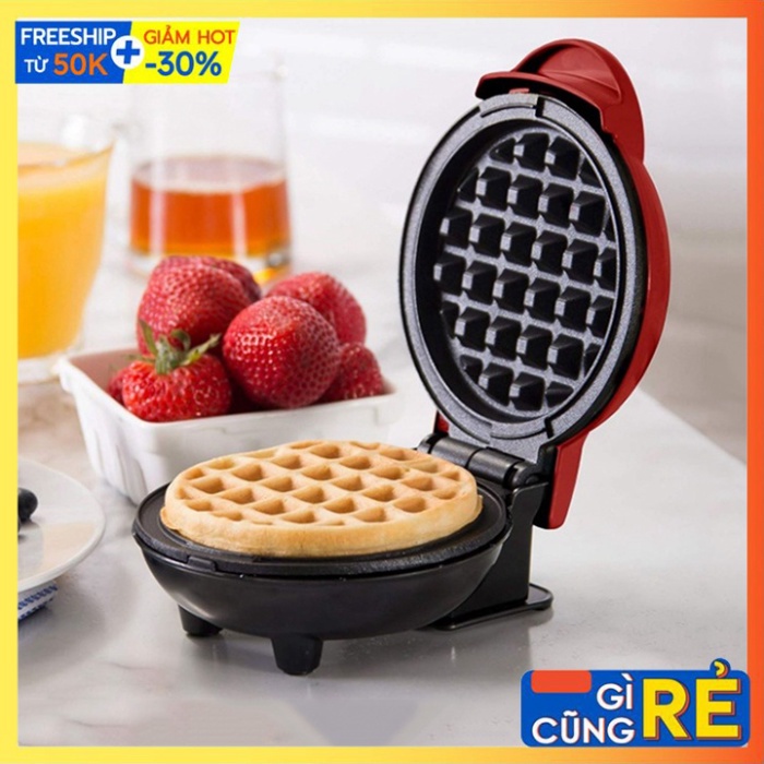 [Mã ELHADEV giảm 4% đơn 300K] Máy làm bánh Waffle, Nướng bánh kẹp tổ ong mini Sokany