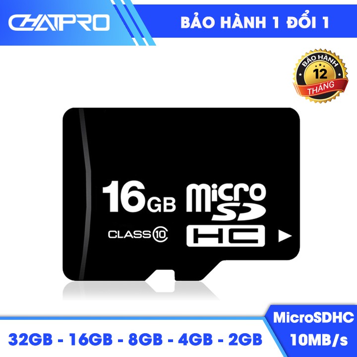 Thẻ nhớ 16GB Micro SDHC Class 10