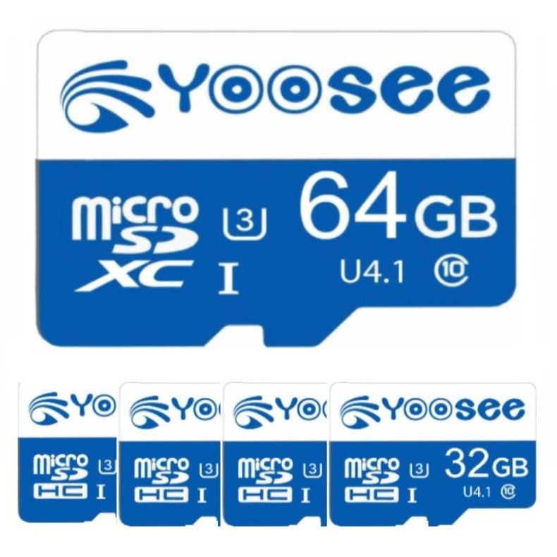 Thẻ nhớ 64GB/32GB YOOSEE Class 10, Thẻ nhớ Yoosee camera IP wifi, Điện thoại, loa đài -  Bảo hành 2 năm 1 đổi 1