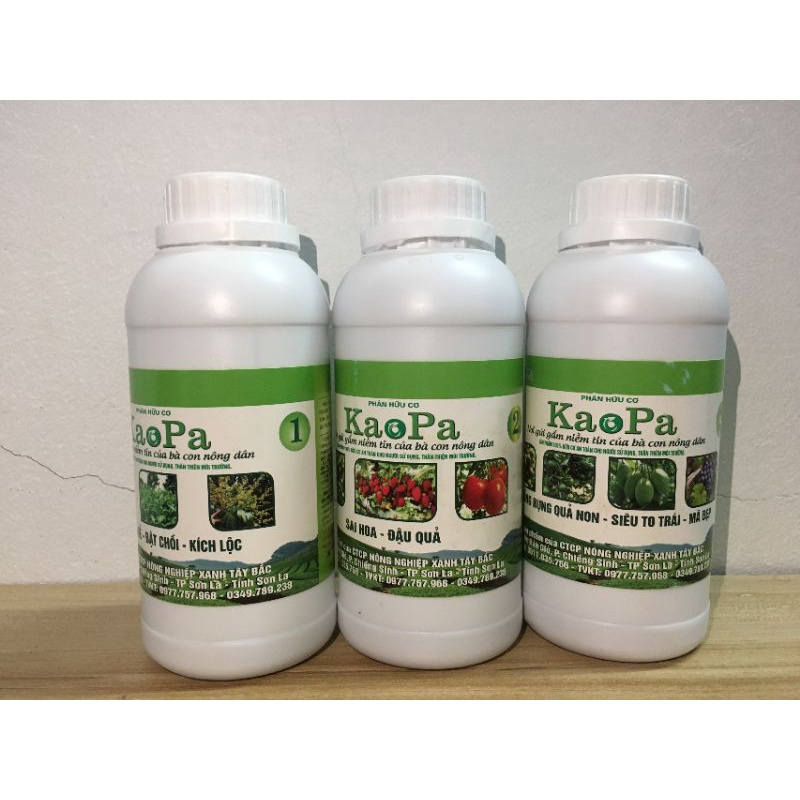 Bộ 3 Đạm Cá - Phân Hữu cơ KaoPa