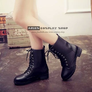 Giày cosplay - Giày phong cách - Combat Boots (Aries Cos)