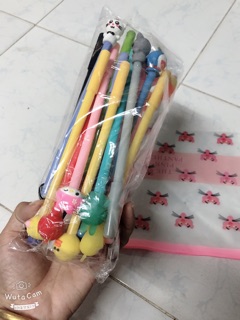 Set 20 cây bút cute . ( mực đen nước)