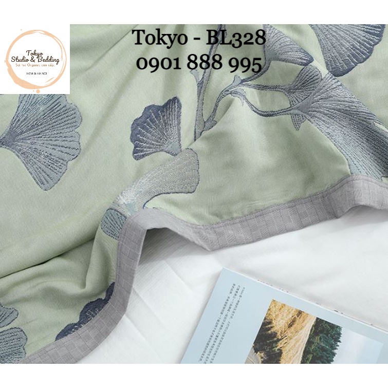 S76_Chăn Thu Xô Organic Cotton Dòng Cao Cấp