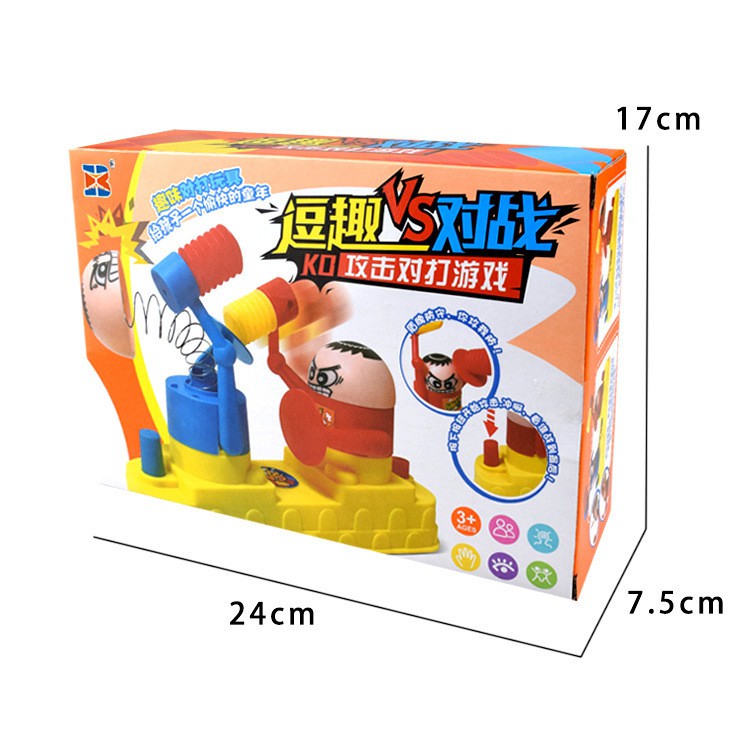 Đồ Chơi Đập Búa Giải Trí Đối Kháng Cho Bé - Trò Chơi Đấm Tay Trẻ Em Gia Đình Hammer Fight Boxing Toy Battle Defense Game