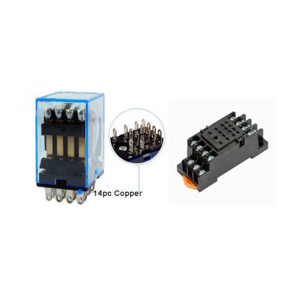 Relay, rơ le omron, relay omron 220v 12v 24v, rơ le trung gian, relay trung gian [Hàng Xịn]