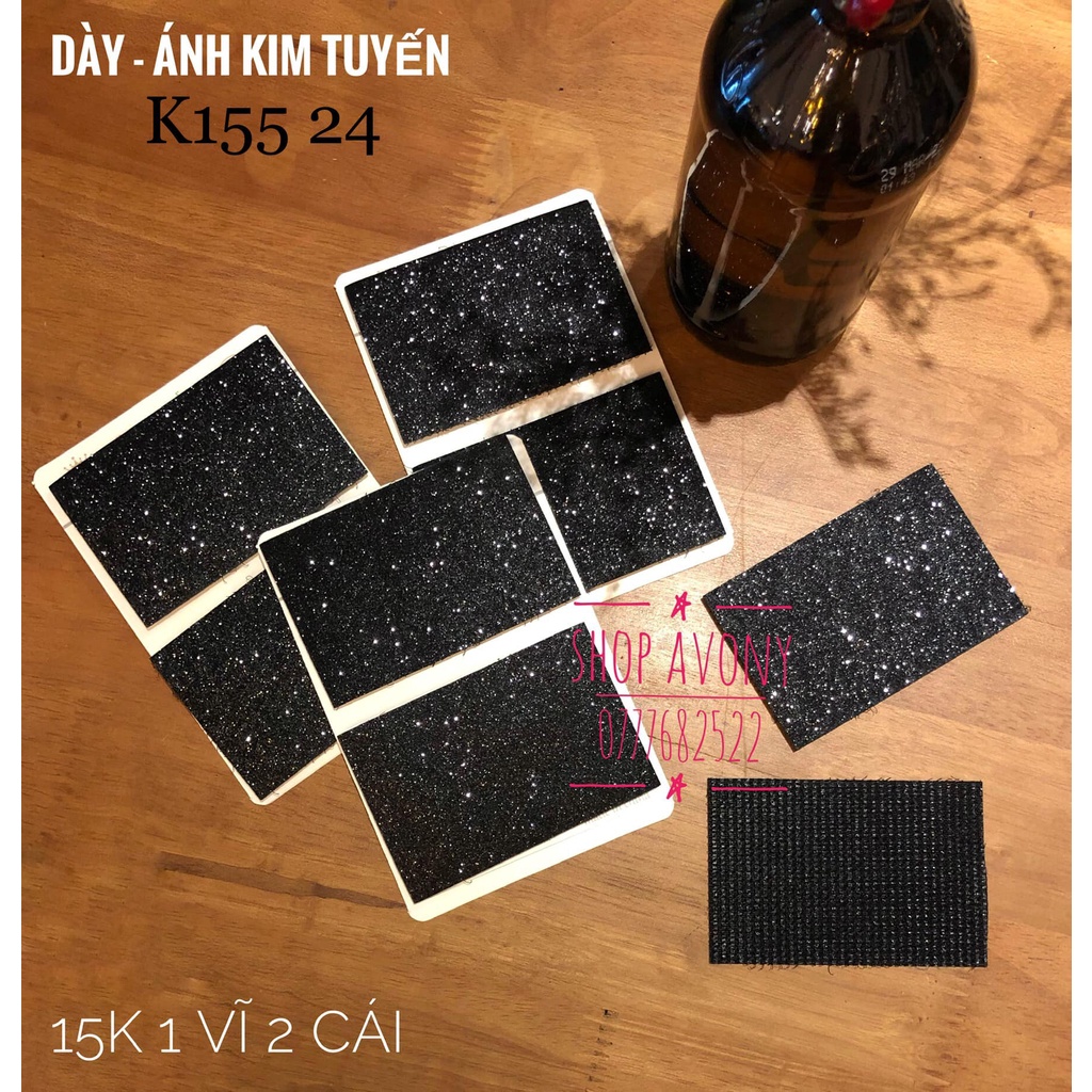 Dán mái - Dán tóc con khi make up  màu đen