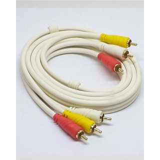 Cáp loa AV 6 đầu hoa sen RCA dài 5M cao cấp JSJ (dây AV 6 đầu) - Điện Việt
