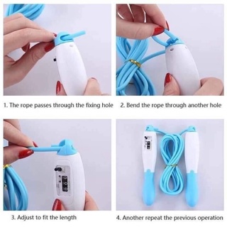 Dây nhảy thể dục tự động đếm số,dây nhảy thể thao có hộp đếm bước nhảy  Ko Ko