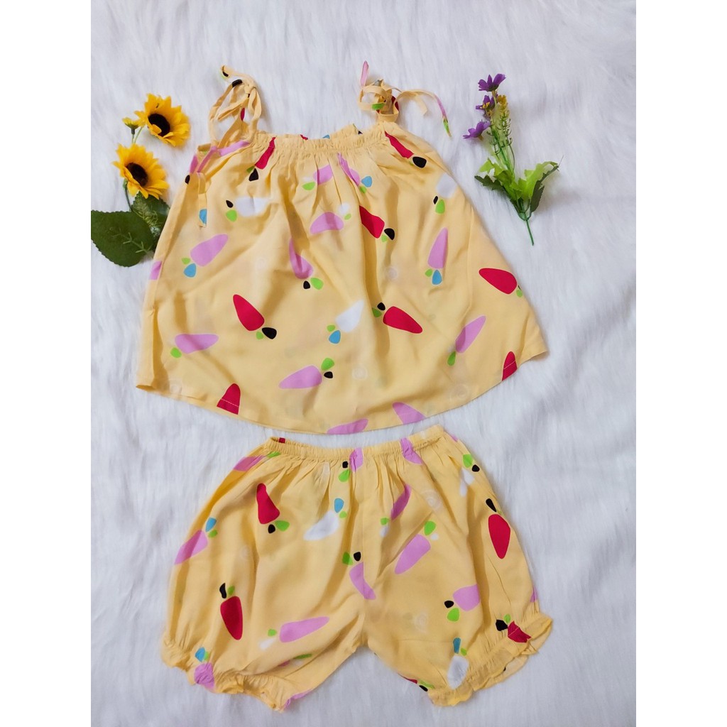 Bộ tole 2 dây cho bé gái
