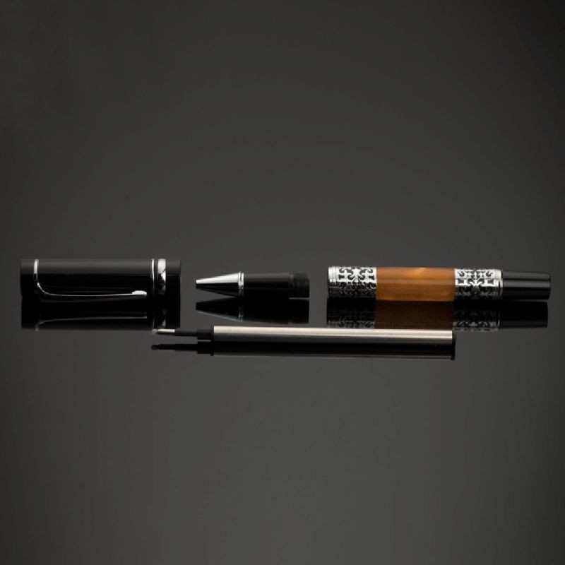 Bút bi vỏ kim loại acrylic 0.5mm