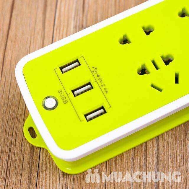 Ổ điện đa năng có 6 ổ cắm và 3 cổng USB