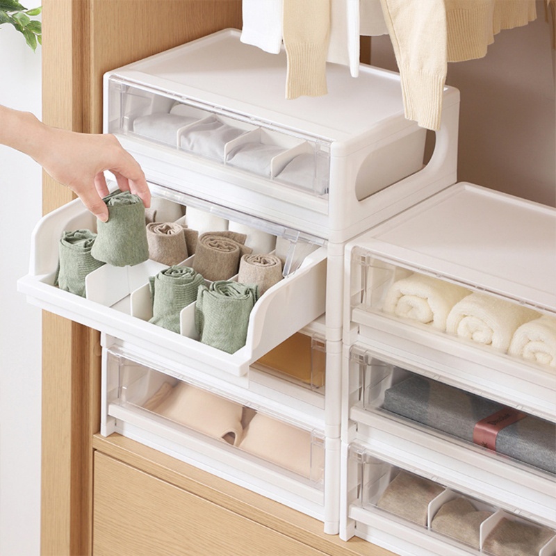 Hộp Nhựa Đựng Đồ Trong Suốt Có Thể Xếp Chồng Lên Nhau Tiện Dụng