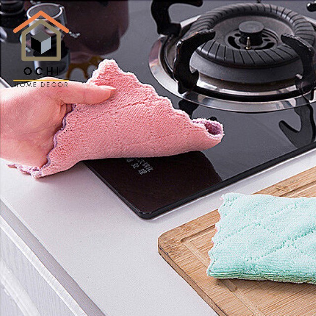 Khăn lau đa năng siêu thấm, khăn lau bếp tiện ích 25cmx25cm