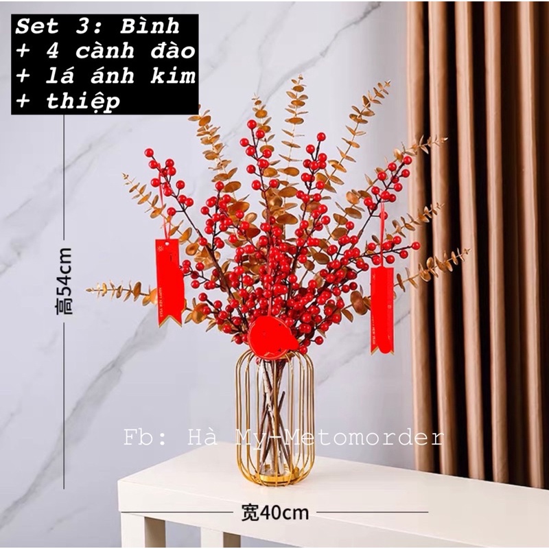 Bình đào đông Tết