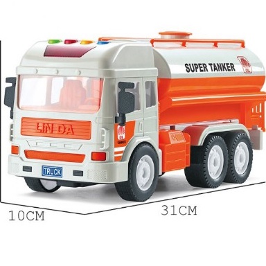 Mô hình xe chở xăng dầu đồ chơi xe chở xăng dầu