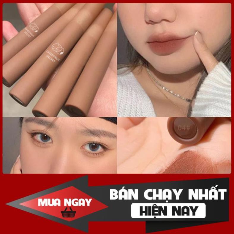 HQHQ17 Son lì DAIMANPU mềm mịn như nhung chống thấm nước chống khô môi lâu trôi MM | BigBuy360 - bigbuy360.vn