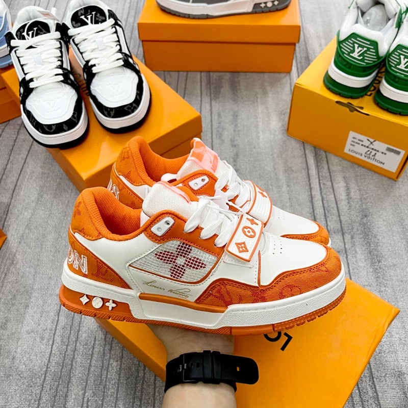 Giày Thể Thao Sneaker Lv các màu nam nữ độn đế bản cao cấp ảnh thật shop tự chụp