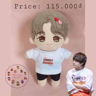 Outfit doll: Set outfit giống V BTS cho doll 15-20cm