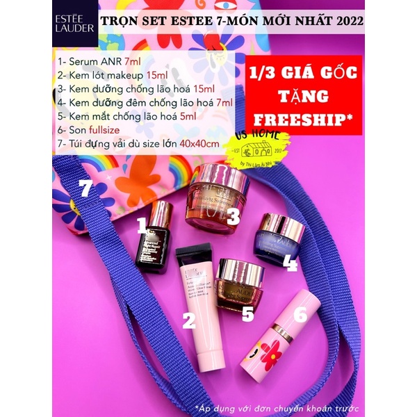 Set 7 món Estee Lauder mới 2022 (GIÁ SALE)