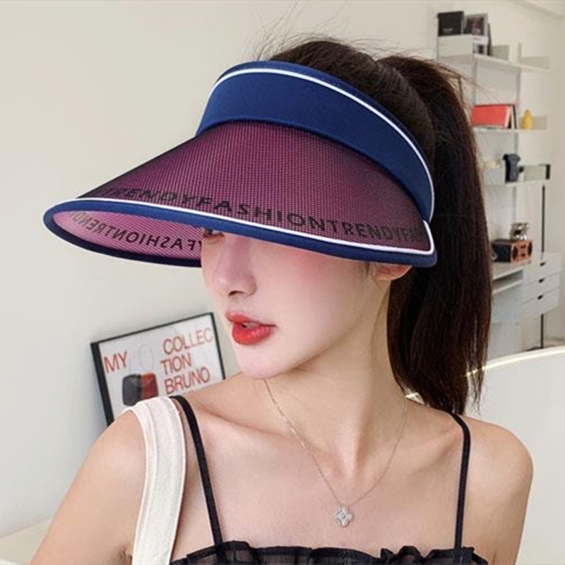 Mũ Lưỡi Trai Hở Đầu Chống Nắng/Tia UV Dễ Phối Đồ Thời Trang Mùa Hè Cho Nữ